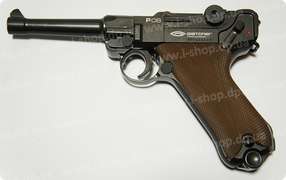 Пистолет пневматический Gletcher P08 Parabellum