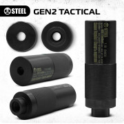 Глушник Steel Gen II Tactical .22 5.45 7.62