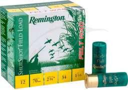Патрон Remington Shurshot Field Load FW кал.12/70 дробь №5 (2,9 мм) навеска 32 грамм/ 1 1/8 унции. Без контейнера.