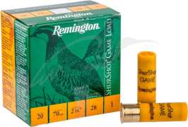 Патрон Remington Shurshot Game Load кал. 20/70 дробь №0 (3,9 мм) навеска 28 г
