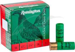 Патрон Remington Shurshot Game Load кал. 16/67 дробь №0 (3,9 мм) навеска 28 г
