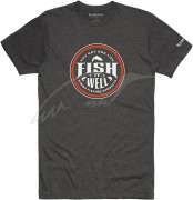 Футболка Simms Fish It Well T-Shirt ц:charcoal heather