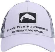 Кепка Simms Trout Icon Trucker One size. Ghost camo steel