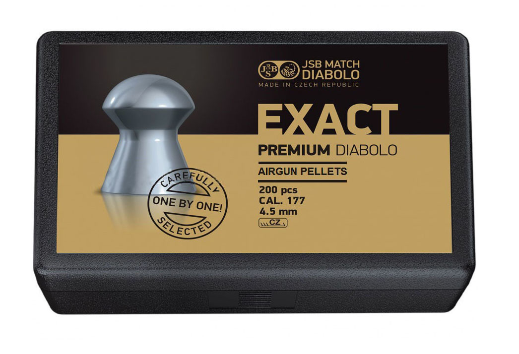 Пули пневматические JSB Exact Premium. Кал. 4.52 мм. Вес - 0.54 г. 200 шт/уп