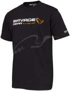 Футболка Savage Gear Signature Logo T-Shirt M ц:black ink