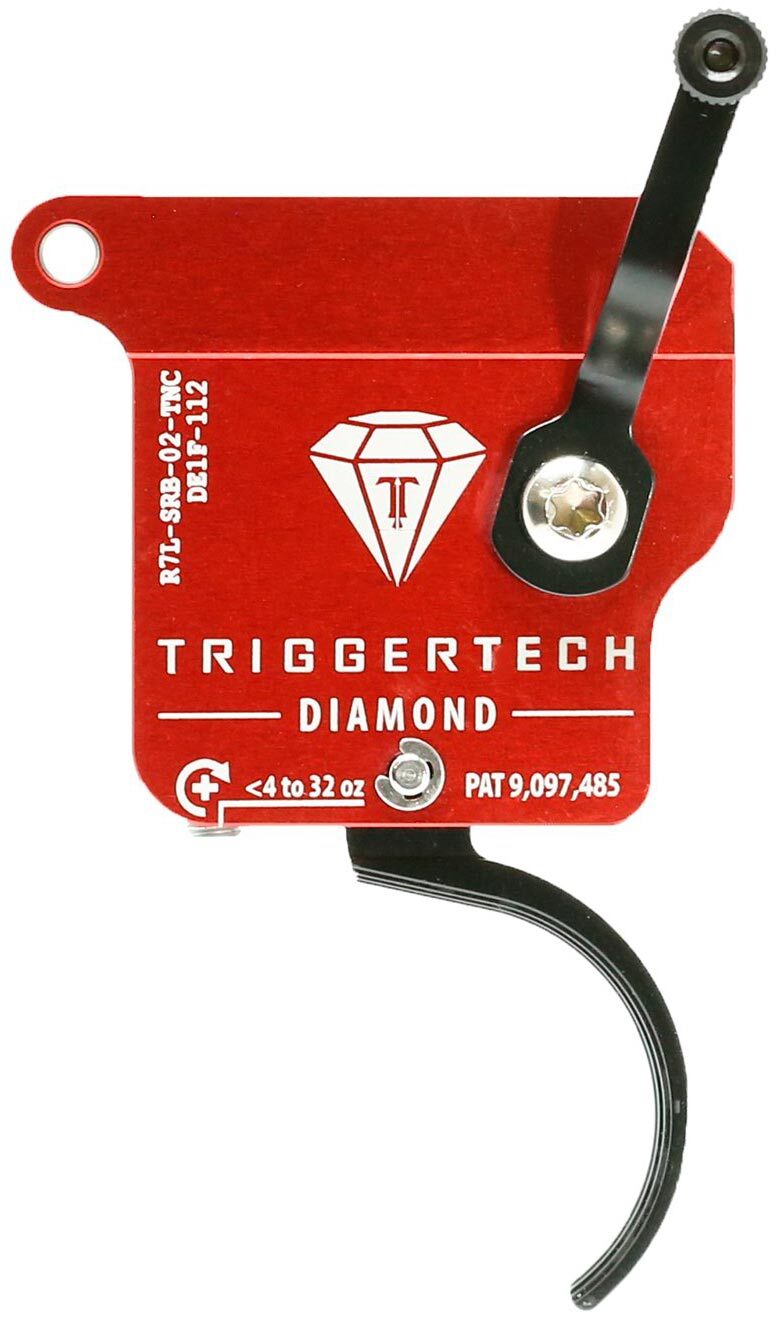 УСМ TriggerTech Diamond Curved Left для REM 700 регулируемый одноступенчатый. Усилие спуска - 4 oz - 32 oz