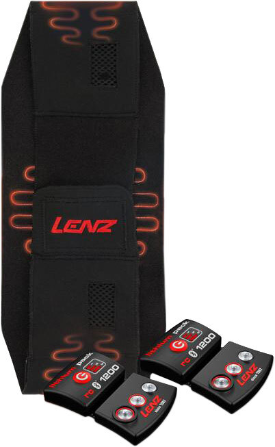 Пояс Lenz Heat с зарядным устройством. Длина: 90-130 см