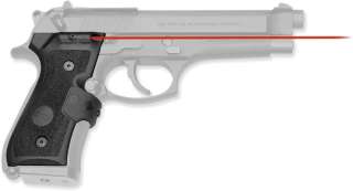 Лазерный целеуказатель Crimson Trace LG-402M на рукоять для BERETTA 92/96/M9. Цвет - Красный