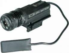Лазерный целеуказатель LX GD с красной точкой, с быстросъемным креплением 21 мм на планку Weaver