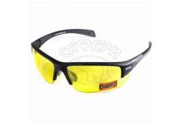Тактичні окуляри для мотоциклістів Global Vision Hercules-7 smoke yellow лінзи жовті