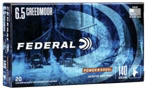 Патрон нарізний Federal Power Shok 6.5 Creedmoor JSP 9,07 г (140 Gr )