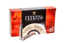 Патрон нарезной Federal Vital-Shok, 7mm-08 Rem, пуля 140GR (9,07 г) NOSLER BLSTC TIP