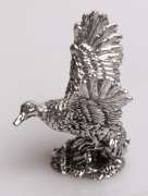 Мініатюра олов'яна Wutschka "Злітає качка" 3,5х4,5 см