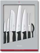 Набір кухонних ножів Victorinox SwissClassic, 7 шт., чорний