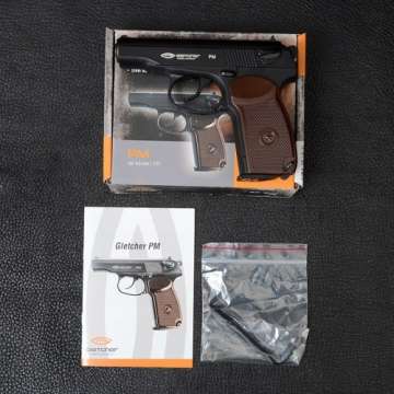 Пистолет пневматический Gletcher ПМ Макаров (4.5mm)