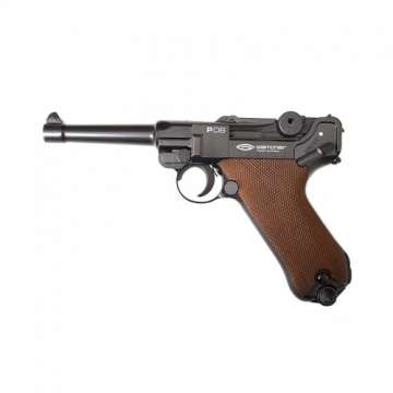 Пистолет пневматический Gletcher P08 Люгер, (4.5mm) Blowback