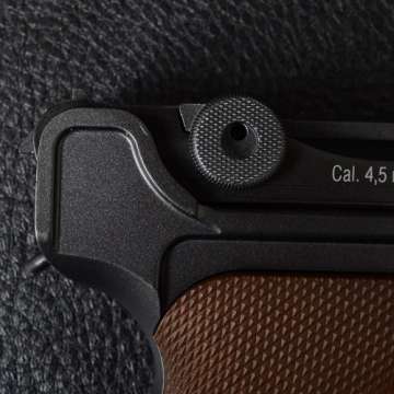 Пистолет пневматический Gletcher P08 Люгер, (4.5mm) Blowback