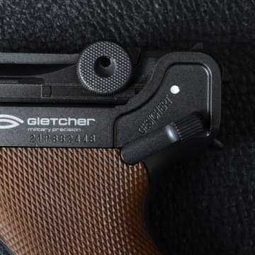 Пистолет пневматический Gletcher P08 Люгер, (4.5mm) Blowback