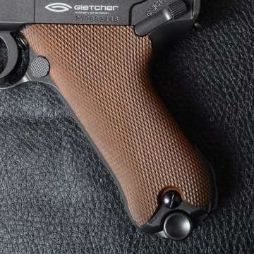 Пистолет пневматический Gletcher P08 Люгер, (4.5mm) Blowback