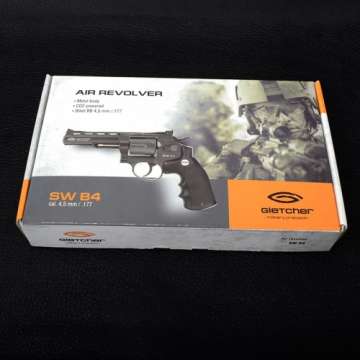 Револьвер пневматический Gletcher SW B4 Smith&Wesson (4.5mm)