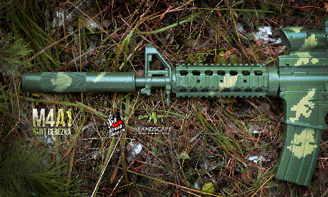 Камуфляжный трафарет "Березка"