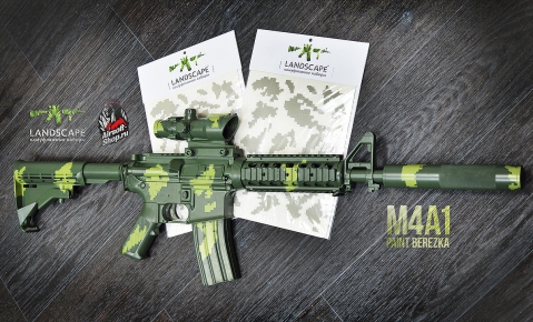 Камуфляжный трафарет "Березка"