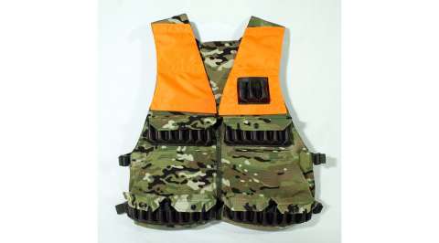 Жилет (полужилет) регулируемый LeRoy Multicam с сигнальными накладками