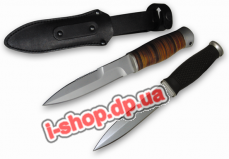 Нож Мелита-К "Гюрза" туристический, рукоять кожа