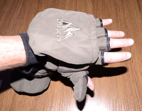 Зимние перчатки с откидной варешкой OnePolar