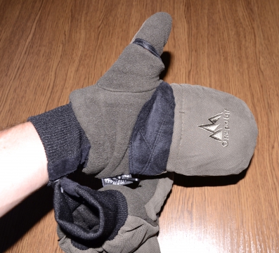 Зимние перчатки с откидной варешкой OnePolar