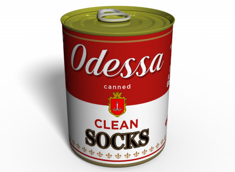 Canned Clean Socks Odessa - Оригинальный Подарок Из Одессы - Морской Сувенир