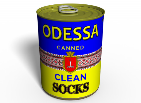 Canned Clean Socks Socks Ukraine - Оригинальный Подарок Из Одессы - Морские Сувениры