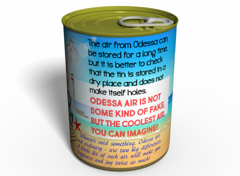 Canned Air From Odessa With Perl - Unique Gift From Ukraine