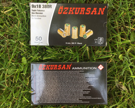 Револьверный Патрон Холостой Ozkursan кал. 9 мм .380