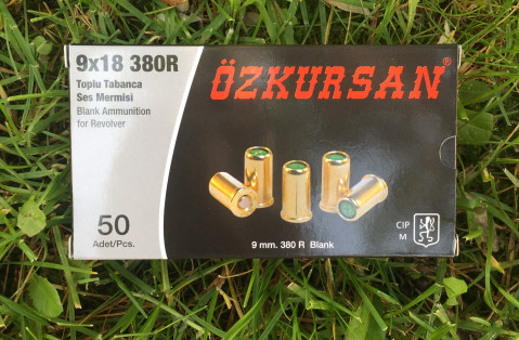 Револьверный Патрон Холостой Ozkursan кал. 9 мм .380
