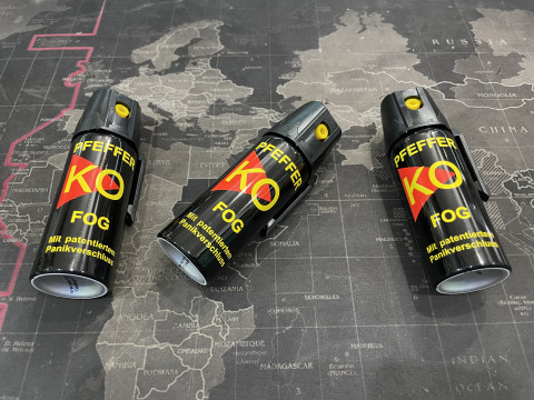 Газовый баллончик Klever Pepper KO Fog аэрозольный. Объем - 50 мл