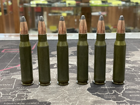 Нарезной Патрон БПЗ .308 Win SP BT 7,62x51 10.9 г/168 gr