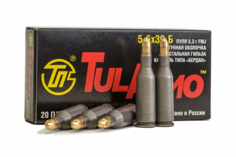 Патрон TulAmmo 5,6×39 Б FMJ 51 gr (3.3 г) 1000 м/с