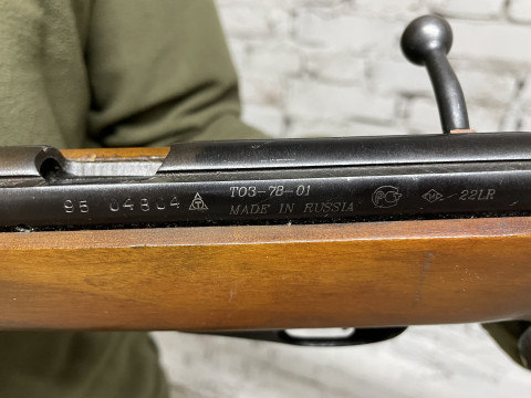 9500702 Карабин охотничий ТОЗ-78-01 кал. 22LR,комиссионный без магазина