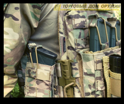 Плитоноска На Девять Магазинов Мультикам Бронежилет Без Плит Система Molle