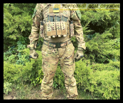 Плитоноска На Девять Магазинов Мультикам Бронежилет Без Плит Система Molle