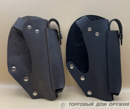 ШКІРЯНА ПОЯСНА КОБУРА ДЛЯ ПМ З ВІДДІЛЕННЯМ ПІД МАГАЗИН