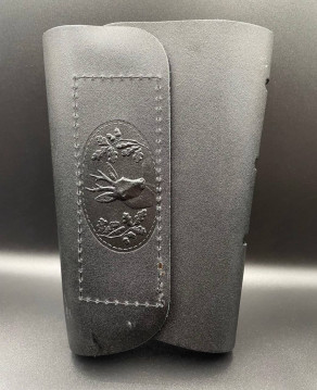 ШКІРЯНИЙ ПАТРОНТАШ-МУФТА НА ПРИКЛАД, 6 НАБОЇВ