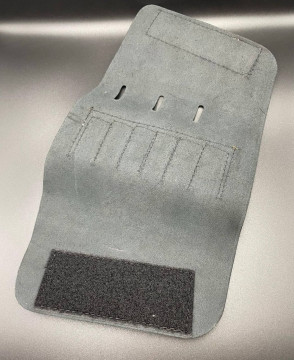 ШКІРЯНИЙ ПАТРОНТАШ-МУФТА НА ПРИКЛАД, 6 НАБОЇВ