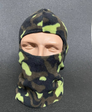 Утеплена флісова балаклава в кольорі мультикам