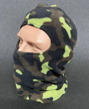 Утеплена флісова балаклава в кольорі мультикам