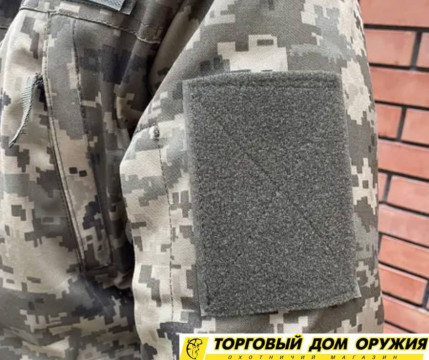 ЗИМОВИЙ БУШЛАТ НА ФЛІСІ І СИНТЕПОНІ В КОЛЬОРІ ПІКСЕЛЬ