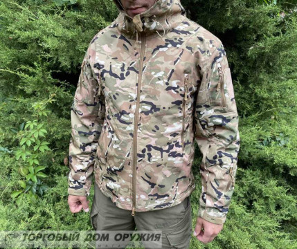 ТЕПЛА ДЕМІСЕЗОННА КУРТКА SOFTSHELL НА ФЛІСІ