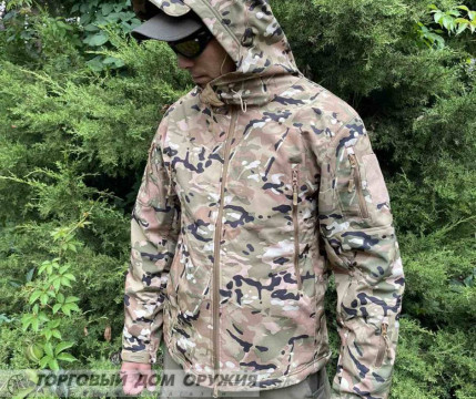 ТЕПЛА ДЕМІСЕЗОННА КУРТКА SOFTSHELL НА ФЛІСІ