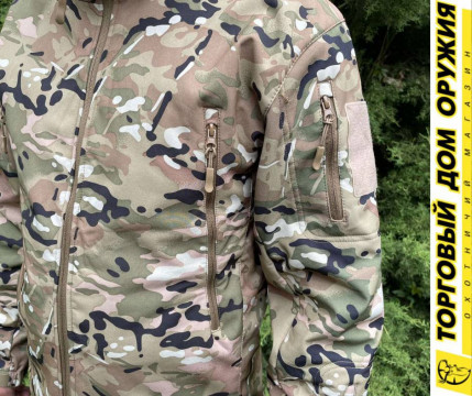 ТЕПЛА ДЕМІСЕЗОННА КУРТКА SOFTSHELL НА ФЛІСІ